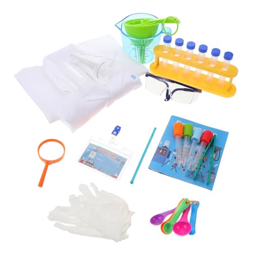 ERINGOGO 1Satz Chemie Set für Labor Experimentierkasten Chemie Kit für Spannende Experimente Sicher und Wiederverwendbar für Junge Naturforscher Ab Jahren Kreative Entdeckungsreise von ERINGOGO