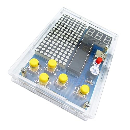 ERINGOGO 1Satz DIY Spielkonsole Kit Professionelles Bausatz für Handheld Spielekonsole Einfache Montage Batteriefach ohne Batterie für Kreative von ERINGOGO