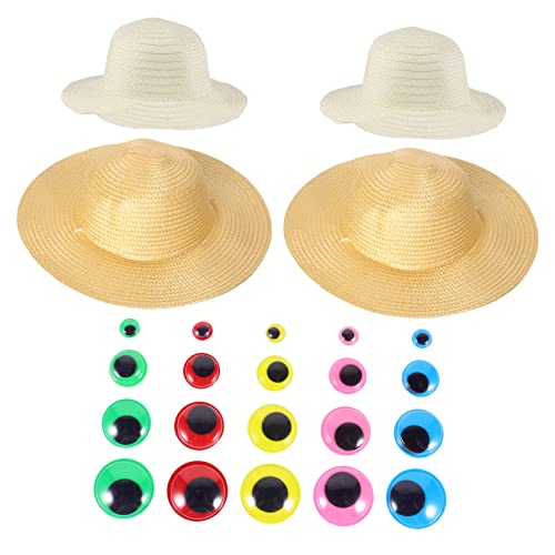ERINGOGO 1Satz DIY Strohhüte Für Malen Und Gestalten Kreative Bastelhüte Aus Stroh Für Jahre Bunte Füllung Für Bastelaktivitäten Im Kindergarten ERINGOGO 1Satz DIY Strohhüte Für Malen Und Gestalten Kreative Bastelhüte Aus Stroh Für Jahre Bunte Füllung Für Bastelaktivitäten Im Kindergarten von ERINGOGO
