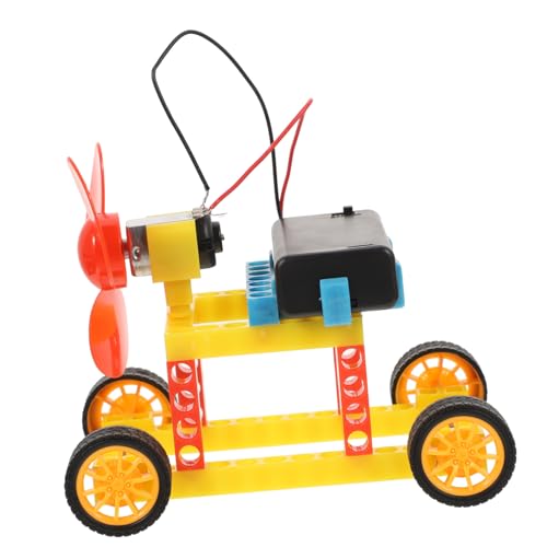 ERINGOGO 1Satz DIY Windkraft Automodell Für Stem Lernspielzeug Kreativität Und Technischem Verständnis Wissenschaftsprojekt Für Schule Und Zuhause von ERINGOGO