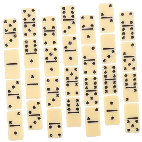 ERINGOGO 1Satz Domino Set Klassische Dominosteine Mit Schwarzen Für Familienabende Partyspiele Und Konstruktionsspielzeug Für Erwachsene von ERINGOGO