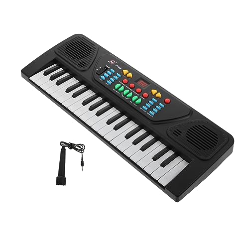ERINGOGO 1Satz Elektronisches Piano Tasten Tragbar Pädagogisches Musikspielzeug Für Kleinkinder Für Musikalische Frühbildung Schwarz ERINGOGO 1Satz Elektronisches Piano Tasten Tragbar Pädagogisches Musikspielzeug Für Kleinkinder Für Musikalische Frühbildung Schwarz von ERINGOGO