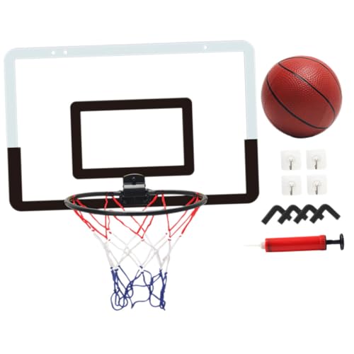 ERINGOGO 1Satz Faltbares Basketball Set für Indoor Basketballkorb Einfach zu Montieren für Spielzimmer und Bewegung Fördert Hand Auge Koordination Bällen und Pumpe von ERINGOGO