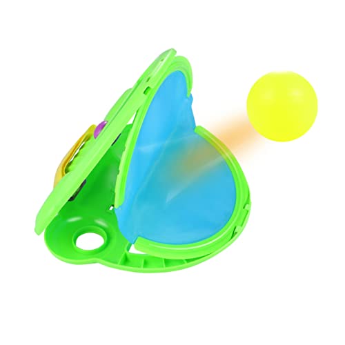 ERINGOGO 1satz Racket Ball Für Junge Mädchen Schläger Und Bälle Fördert Koordination Und Interaktion Für Drinnen Und Draußen Grün von ERINGOGO