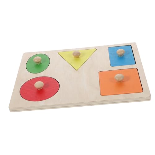 ERINGOGO 1Satz Geometrische Formen Lernspielzeug Für Montessori Farberkennung Und Geometrischen Fähigkeiten Für Feste Und Geburtstage von ERINGOGO