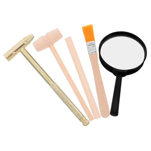 ERINGOGO 1satz Dinosaurier Ausgrabungsset Für Mädchen Teiliges Set Mit Hammer Meißel Pinsel Und Lupe Perfektes Lernspielzeug Für Archäologische Experimente Und Kreative Rollenspiele von ERINGOGO