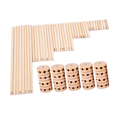 ERINGOGO 1Satz Holz Bausteinen Für Kreatives Montiertes Koordination Umweltfreundliches Und Langlebiges Babyspielzeug ERINGOGO 1Satz Holz Bausteinen Für Kreatives Montiertes Koordination Umweltfreundliches Und Langlebiges Babyspielzeug von ERINGOGO