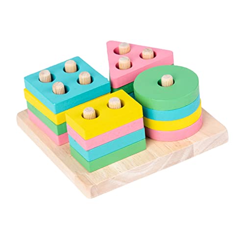 ERINGOGO 1Satz Holz Geometrischen Bauklötzen Für Pädagogisches Stapelspielzeug Verschiedene Formen Zufälligen Farben Für Frühkindliche Bildung Und Motorische Fähigkeiten ERINGOGO 1Satz Holz Geometrischen Bauklötzen Für Pädagogisches Stapelspielzeug Verschiedene Formen Zufälligen Farben Für Frühkindliche Bildung Und Motorische Fähigkeiten von ERINGOGO