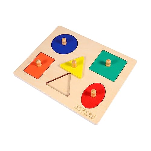 ERINGOGO 1Satz Holz Geometrisches Form Puzzle Lernspielzeug Für Kleinkinder Montessori Form Und Farberkennung Für Jungen ERINGOGO 1Satz Holz Geometrisches Form Puzzle Lernspielzeug Für Kleinkinder Montessori Form Und Farberkennung Für Jungen von ERINGOGO