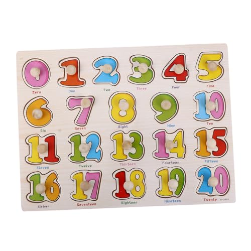 ERINGOGO 1Satz Holz Puzzle Mit Zahlen Pädagogisches Für Ab Jahr Montessori Einlegepuzzle Für Kleinkinder Von Motorik Und Lernen ERINGOGO 1Satz Holz Puzzle Mit Zahlen Pädagogisches Für Ab Jahr Montessori Einlegepuzzle Für Kleinkinder Von Motorik Und Lernen von ERINGOGO