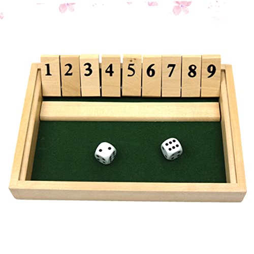 ERINGOGO 1Satz Holz Requisiten für Personen Brettspiel für Ktv und Bars Lustiges Partyzubehör Digitales Trinkspiel für Feiern Eltern Gesellschaftsspiel von ERINGOGO
