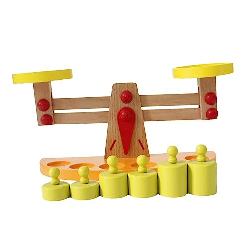 ERINGOGO 1Satz Holz Waagschale Für Lernspielzeug Feinmotorik Und Mathematischen Fähigkeiten Für Kindergarten Pädagogisches ERINGOGO 1Satz Holz Waagschale Für Lernspielzeug Feinmotorik Und Mathematischen Fähigkeiten Für Kindergarten Pädagogisches von ERINGOGO