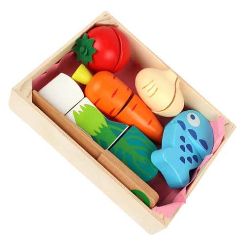 ERINGOGO 1Satz Holzküche Für Kinderküche Mit Gemüse Und Spielgeschirr Rollenspiele Für Jungen Für Kreative Hausprop Spiele Teiliges ERINGOGO 1Satz Holzküche Für Kinderküche Mit Gemüse Und Spielgeschirr Rollenspiele Für Jungen Für Kreative Hausprop Spiele Teiliges von ERINGOGO
