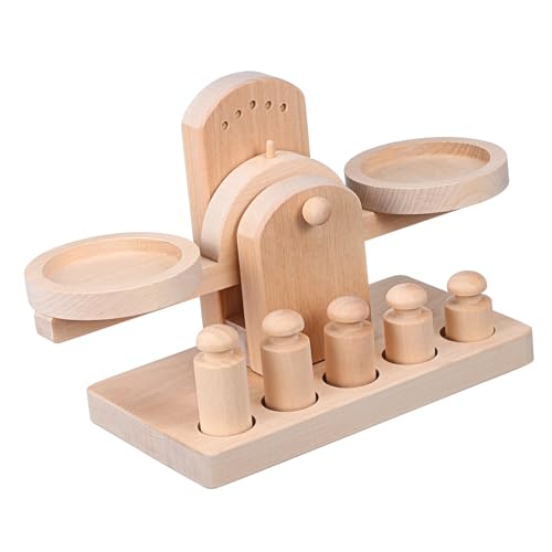 ERINGOGO 1Satz Holzspielzeug Balancewaage für Kreatives Lehrmittel Mathematik und Gewichtsverständnis für Unterricht und Spielerisches Lernen ERINGOGO 1Satz Holzspielzeug Balancewaage für Kreatives Lehrmittel Mathematik und Gewichtsverständnis für Unterricht und Spielerisches Lernen von ERINGOGO