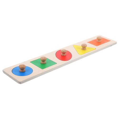 ERINGOGO 1Satz Holzspielzeug für Kleinkinder Geometrisches Formsortierspielzeug Farben und Formen Lernspielzeug für Ab Jahr Montessori von ERINGOGO