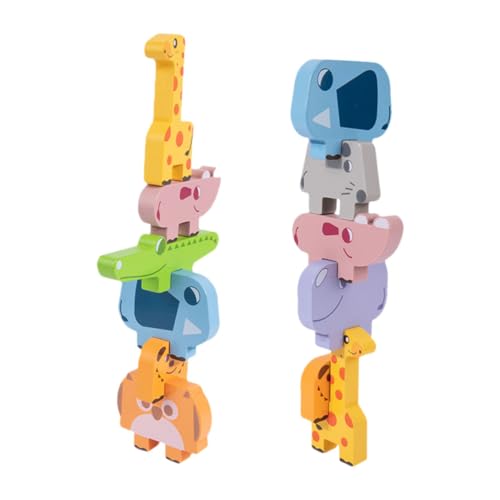 ERINGOGO 1Satz Holztiere Stapelspielzeug für Pädagogisches Blockspiel für Fantasievolles Sicheres Material mit Glatten Kanten Teiliges für Kreative Modelle für Kleinkinder ERINGOGO 1Satz Holztiere Stapelspielzeug für Pädagogisches Blockspiel für Fantasievolles Sicheres Material mit Glatten Kanten Teiliges für Kreative Modelle für Kleinkinder von ERINGOGO