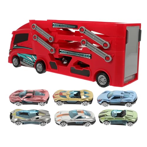 ERINGOGO 1Satz Klappbares LKW Modellspielzeug für Rotes Transportfahrzeug Interaktives Fördert Hand Auge Koordination für Jungen Ab Jahr Kleine ERINGOGO 1Satz Klappbares LKW Modellspielzeug für Rotes Transportfahrzeug Interaktives Fördert Hand Auge Koordination für Jungen Ab Jahr Kleine von ERINGOGO