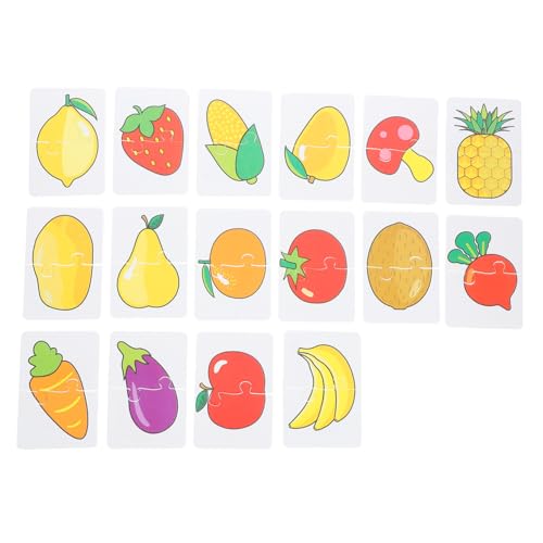 ERINGOGO 1Satz Lernkarten für Kleinkinder Gemüse und Puzzles Kognitive Spielkarten Motorik und Gedächtnis Lernzubehör für Frühkindliche Bildung ERINGOGO 1Satz Lernkarten für Kleinkinder Gemüse und Puzzles Kognitive Spielkarten Motorik und Gedächtnis Lernzubehör für Frühkindliche Bildung von ERINGOGO