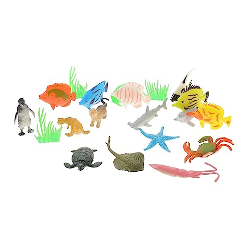 ERINGOGO 1Satz Meerestiere Modelle Teiliges Für Simulierte Unterwasser Kreaturen Für Bildung Und Dekoration Für Aquarien Und Lernspiele von ERINGOGO