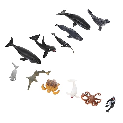 ERINGOGO 1satz Teiliges Realistischer Meereslebewesen-Figuren Aquatische Kreaturen Modelle Für Junge Mädchen Für Lernspiele Und Dekoration Im Kinderzimmer Langlebig Und Sicher Für von ERINGOGO