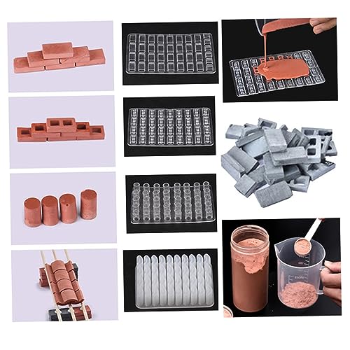 ERINGOGO Miniatur Ziegelbau Tool Kit für Selbstgemacht Sandtisch Szenen – 1 Satz Kleiner Ziegelform Tragbares Zubehör für Kreative Mikrolandschaften und Modelle ERINGOGO Miniatur Ziegelbau Tool Kit für Selbstgemacht Sandtisch Szenen – 1 Satz Kleiner Ziegelform Tragbares Zubehör für Kreative Mikrolandschaften und Modelle von ERINGOGO