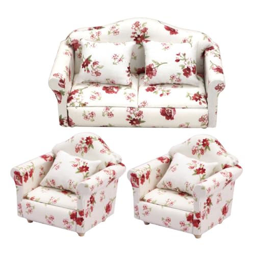 ERINGOGO 1Satz Miniatursofa Modell Für Puppenhaus Teiliges Mit Kissen Dekoratives DIY Möbel Für Mini Häuser Und Puppenzubehör Sicher Und Langlebig ERINGOGO 1Satz Miniatursofa Modell Für Puppenhaus Teiliges Mit Kissen Dekoratives DIY Möbel Für Mini Häuser Und Puppenzubehör Sicher Und Langlebig von ERINGOGO