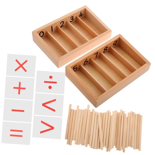 ERINGOGO 1Satz Montessori Mathematik Lernspielzeug für Spindelbox Mathematischem Interesse und Logischem für Kindergarten und Frühe Bildung ERINGOGO 1Satz Montessori Mathematik Lernspielzeug für Spindelbox Mathematischem Interesse und Logischem für Kindergarten und Frühe Bildung von ERINGOGO