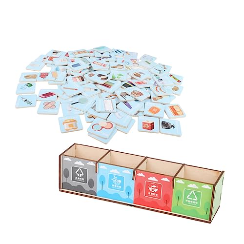 ERINGOGO 1Satz Müllsortierspielzeug für Kreatives Pädagogisches zur Frühen Müllkognition Holzspielzeug Bunten Farben Fördert Gedächtnis und Lernen im Unterricht ERINGOGO 1Satz Müllsortierspielzeug für Kreatives Pädagogisches zur Frühen Müllkognition Holzspielzeug Bunten Farben Fördert Gedächtnis und Lernen im Unterricht von ERINGOGO