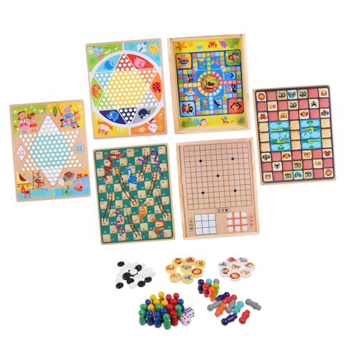 ERINGOGO 1Satz Multifunktionales Schachspielzeug für Brettspiel mit Schach Dame und Mehr Fördert und Logisches für Reisen und Partys Spaß für Ganze ERINGOGO 1Satz Multifunktionales Schachspielzeug für Brettspiel mit Schach Dame und Mehr Fördert und Logisches für Reisen und Partys Spaß für Ganze von ERINGOGO