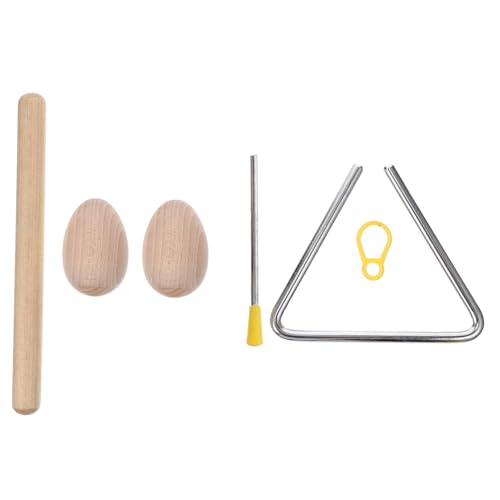ERINGOGO 1Satz Musikinstrument Für Teiliges Triangel Schlaginstrument Mit Schlägel Und Sandspielzeug Sicheres Design Leicht Und Tragbar Für Altersgruppen Für Rhythmische ERINGOGO 1Satz Musikinstrument Für Teiliges Triangel Schlaginstrument Mit Schlägel Und Sandspielzeug Sicheres Design Leicht Und Tragbar Für Altersgruppen Für Rhythmische von ERINGOGO