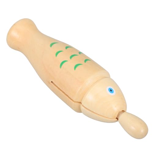 ERINGOGO 1Satz Musikspielzeug für Kleinkinder Fischform Guiro Schlaginstrument aus Holz Fördert Hand Auge Koordination und Feinmotorik Langlebig und Stabil für Kreative Musikspiele ERINGOGO 1Satz Musikspielzeug für Kleinkinder Fischform Guiro Schlaginstrument aus Holz Fördert Hand Auge Koordination und Feinmotorik Langlebig und Stabil für Kreative Musikspiele von ERINGOGO