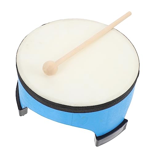 ERINGOGO 1Satz Orff Percussion Trommel Schafsleder Bodentrommeln für Musikbildung für Fördert Musikalität und Koordination Farbwahl Zufällig von ERINGOGO