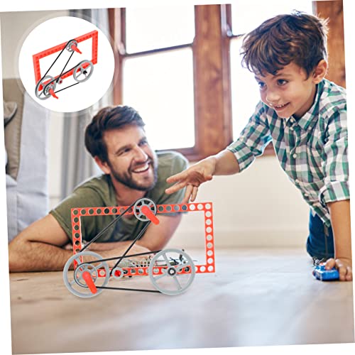 ERINGOGO Kinder Fahrrad Getriebemodell Lernspielzeug Satz Pädagogisches Rotationsprinzip mit Zahnrädern aus Kunststoff für Kreative Experimente und Wissenschaftliches Lernen von ERINGOGO