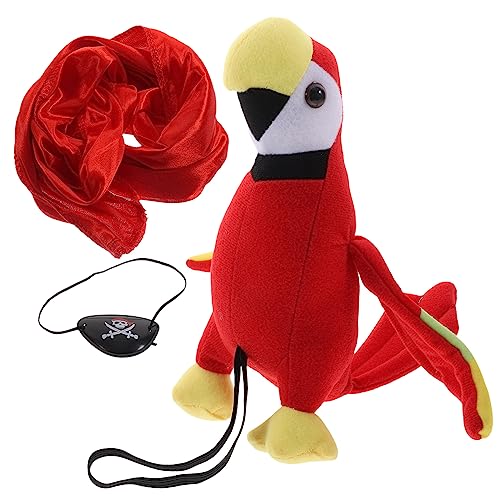 ERINGOGO 1Satz Piraten Cosplay mit Stirnband Augenmaske und Gefülltem Papagei Zubehör für Piratenpartys und Karneval Teiliges für Einen Authentischen Look ERINGOGO 1Satz Piraten Cosplay mit Stirnband Augenmaske und Gefülltem Papagei Zubehör für Piratenpartys und Karneval Teiliges für Einen Authentischen Look von ERINGOGO
