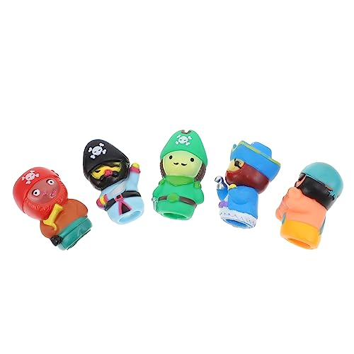 ERINGOGO 1Satz Piraten Fingerpuppen Entzückender Fingerpuppen Aus Langlebigem Material Für Kreative Spielstunden Interaktive Handpuppen Für Geschichtenerzählen von ERINGOGO