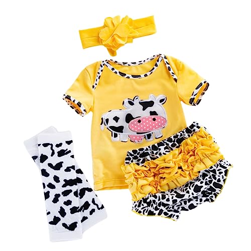 ERINGOGO 1Satz Puppen Kleidung für Teiliges Outfit mit Shirt und Shorts für Puppen Weichem Baumwollmaterial für Babypartys von ERINGOGO