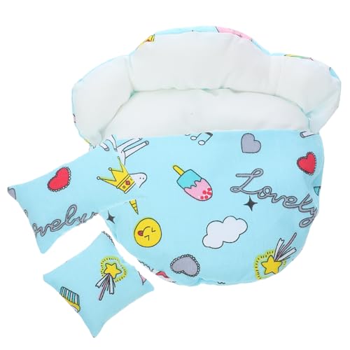 ERINGOGO 1Satz Puppenschlafsack Für Puppen Wiederverwendbarer Kompakter Schlafsack Sanftem Für Kleine Puppen Puppenhaus Und Rollenspiele von ERINGOGO