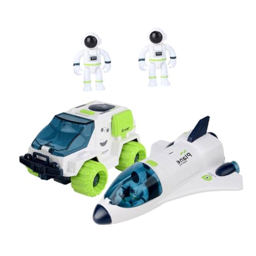 ERINGOGO 1Satz Raumschiff Modellset für Weltraumspielzeug mit Shuttle und Astronauten Fördert Kreativität für Kleine von ERINGOGO