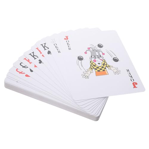 ERINGOGO 1satz Große Jumbo-pokerkarten Mit Kreativem Design Fach Vergrößerte Spielkarten Für Poker Partys Und Dekoration Für Altersgruppen Und Spielanlässe ERINGOGO 1satz Große Jumbo-pokerkarten Mit Kreativem Design Fach Vergrößerte Spielkarten Für Poker Partys Und Dekoration Für Altersgruppen Und Spielanlässe von ERINGOGO