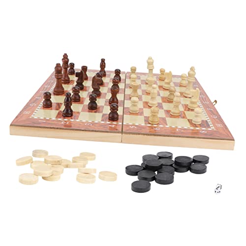 ERINGOGO 1Satz Schachspiel aus Holz Faltbares Schachbrettspiel mit Aufbewahrungskiste für Erwachsene Tragbares Lernspielzeug für Zuhause Schule und Reisen ERINGOGO 1Satz Schachspiel aus Holz Faltbares Schachbrettspiel mit Aufbewahrungskiste für Erwachsene Tragbares Lernspielzeug für Zuhause Schule und Reisen von ERINGOGO