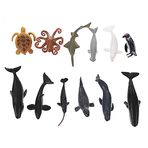 ERINGOGO 1Satz Simulierte Meerestier Figuren Lernspielzeug Für Kognitive Entwicklung Lebendige Wasserlebewesen Modelle Für Jungen Und Frühe von ERINGOGO