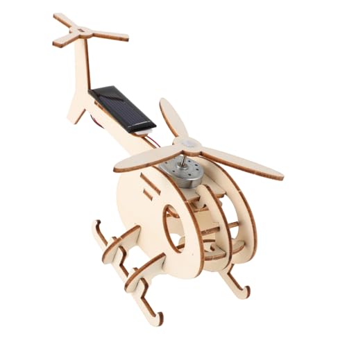 ERINGOGO 1Satz Solarbetriebener DIY Helikopter Bausatz für Holzspielzeug mit Solarpanel für Lehrreiche Experimente im Freien Fördert Wissenschaft und Technik Leicht zu Montieren ERINGOGO 1Satz Solarbetriebener DIY Helikopter Bausatz für Holzspielzeug mit Solarpanel für Lehrreiche Experimente im Freien Fördert Wissenschaft und Technik Leicht zu Montieren von ERINGOGO