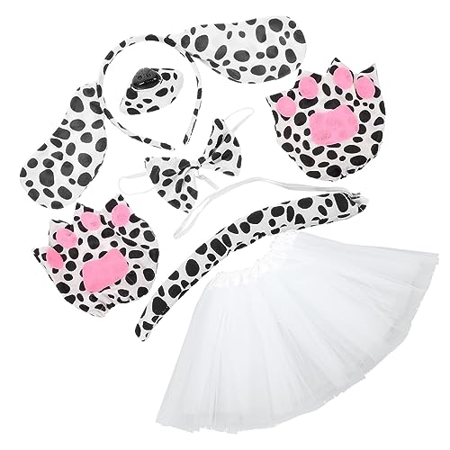 ERINGOGO 1Satz Stirnband mit Hundsohren Tierkostümzubehör für Halloween mit Tutu Rock Plüschhandschuhen und Foto Requisiten für Partys ERINGOGO 1Satz Stirnband mit Hundsohren Tierkostümzubehör für Halloween mit Tutu Rock Plüschhandschuhen und Foto Requisiten für Partys von ERINGOGO