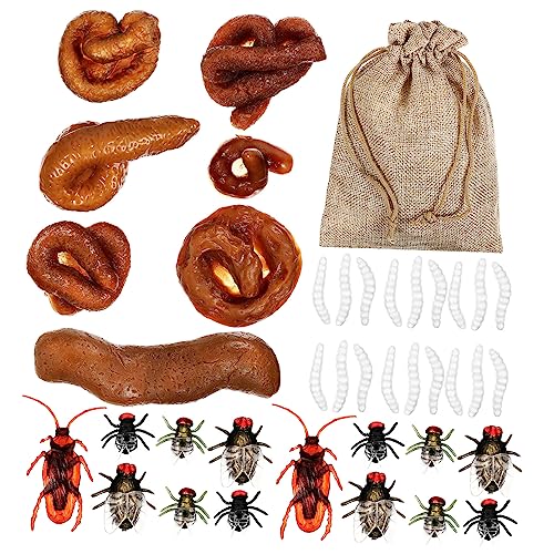 ERINGOGO 1Satz Teiliges Fake KOT mit Kackhaufen Kakerlaken und Aprilscherze Halloween Partys und Streiche ERINGOGO 1Satz Teiliges Fake KOT mit Kackhaufen Kakerlaken und Aprilscherze Halloween Partys und Streiche von ERINGOGO