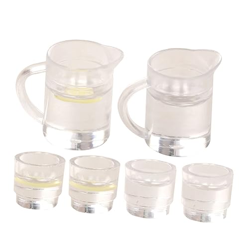 ERINGOGO 1Satz Teiliges Zubehörset Für Puppenhäuser Mini Wasser Und Limonadebecher Mit Kessel Für Kreative Küchenszenen Und Puppenhaus Dekoration ERINGOGO 1Satz Teiliges Zubehörset Für Puppenhäuser Mini Wasser Und Limonadebecher Mit Kessel Für Kreative Küchenszenen Und Puppenhaus Dekoration von ERINGOGO