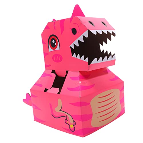 ERINGOGO Tragbare Selbstgemacht Dinosaurier Karton Spielzeug für Kinder Kreatives Bastelset Fördert Feinmotorik und Rollenspiel für Cosplay ERINGOGO Tragbare Selbstgemacht Dinosaurier Karton Spielzeug für Kinder Kreatives Bastelset Fördert Feinmotorik und Rollenspiel für Cosplay von ERINGOGO
