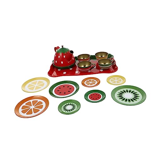ERINGOGO 1satz Spielzeug-Tee-Service Aus Blech Für Junge Mädchen Realistisches Teekannen Und Tassen Rollenspiele Im Spielhaus Für Kreative Und Lehrreiche Aktivitäten ERINGOGO 1satz Spielzeug-Tee-Service Aus Blech Für Junge Mädchen Realistisches Teekannen Und Tassen Rollenspiele Im Spielhaus Für Kreative Und Lehrreiche Aktivitäten von ERINGOGO