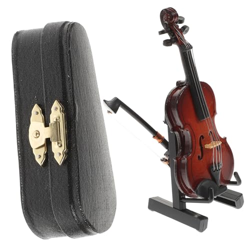 ERINGOGO 1satz Miniatur Violin Modell Ornament Realistisches Für Fotografie Sammlerstücke Tischdekoration Für Zuhause Kreative Für Musikliebhaber ERINGOGO 1satz Miniatur Violin Modell Ornament Realistisches Für Fotografie Sammlerstücke Tischdekoration Für Zuhause Kreative Für Musikliebhaber von ERINGOGO