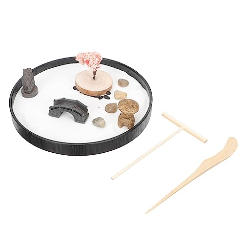 ERINGOGO 1Satz Zen Sandkasten Verzierungen Japanische Künstliche Sand Box Dekoration Für Wohnzimmer Und Schreibtisch Kreatives Haushaltskunstwerk von ERINGOGO