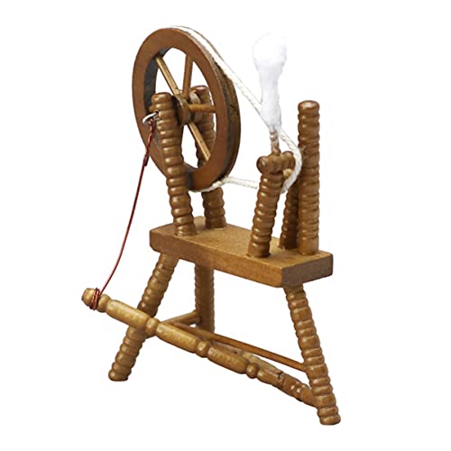 ERINGOGO Mini-handwickelmaschine Miniaturmöbel Für Antike Radmodelle Heimdekoration ERINGOGO Mini-handwickelmaschine Miniaturmöbel Für Antike Radmodelle Heimdekoration von ERINGOGO